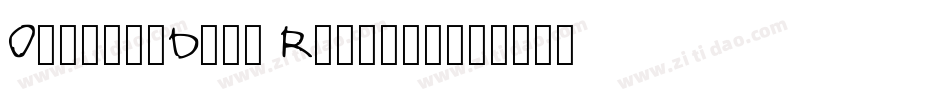 OutwestDark Regular字体转换